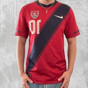 USA USMNT 2011 Away Landon Donovan Soccer Jersey #10 Size S Football World Cup